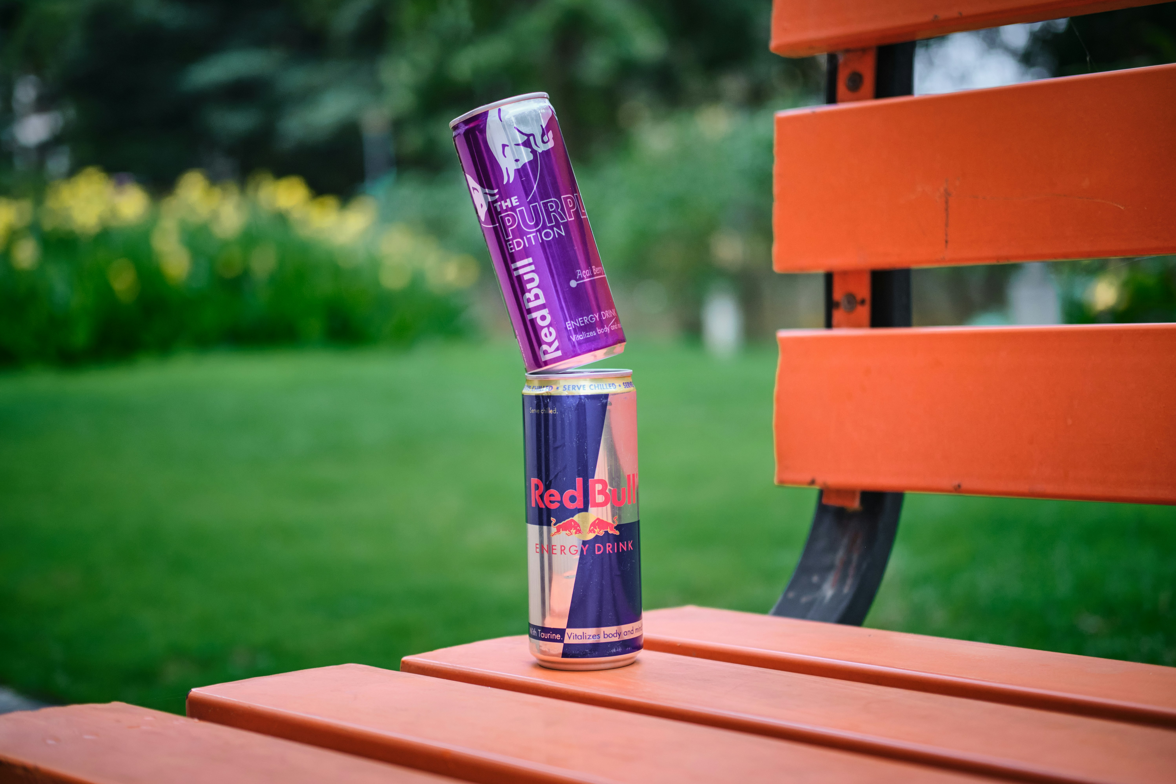 Red Bull uses bold, energetic visuals that instantly feel active and exciting.