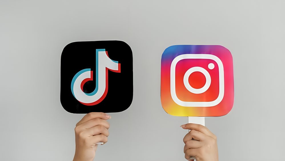 Instagram and TikTok as two distinct growth channels for shoe brands.
