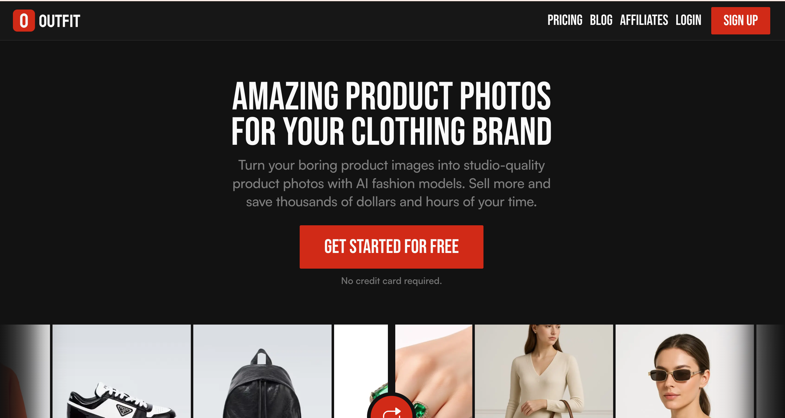 Outfit turning a single product image into multiple professional visuals.