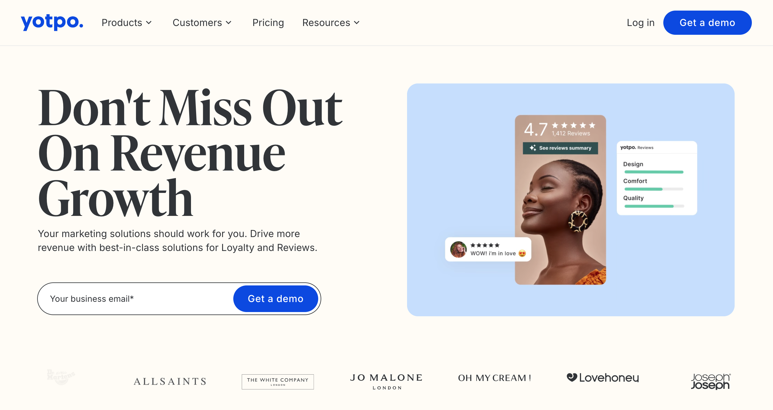 A platform combining reviews and UGC for e-commerce brands.