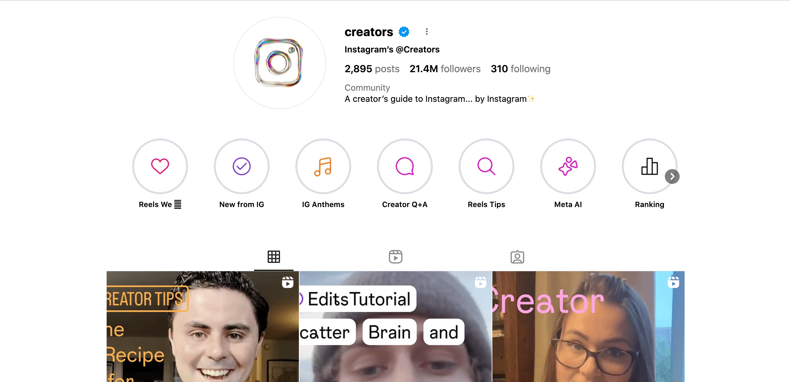 Instagram Creators tips for following trends.