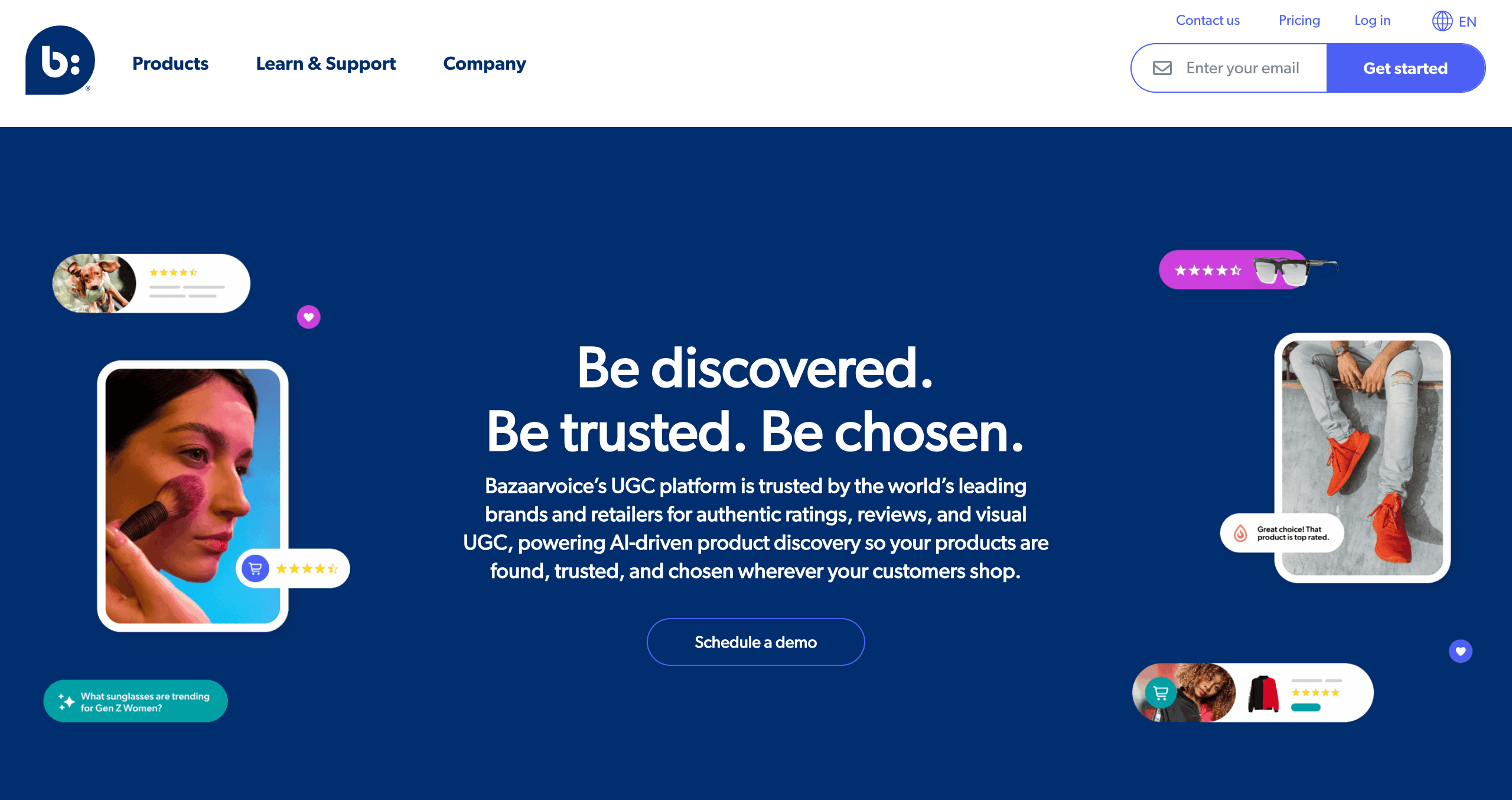 A UGC platform designed to help brands manage reviews and credibility.