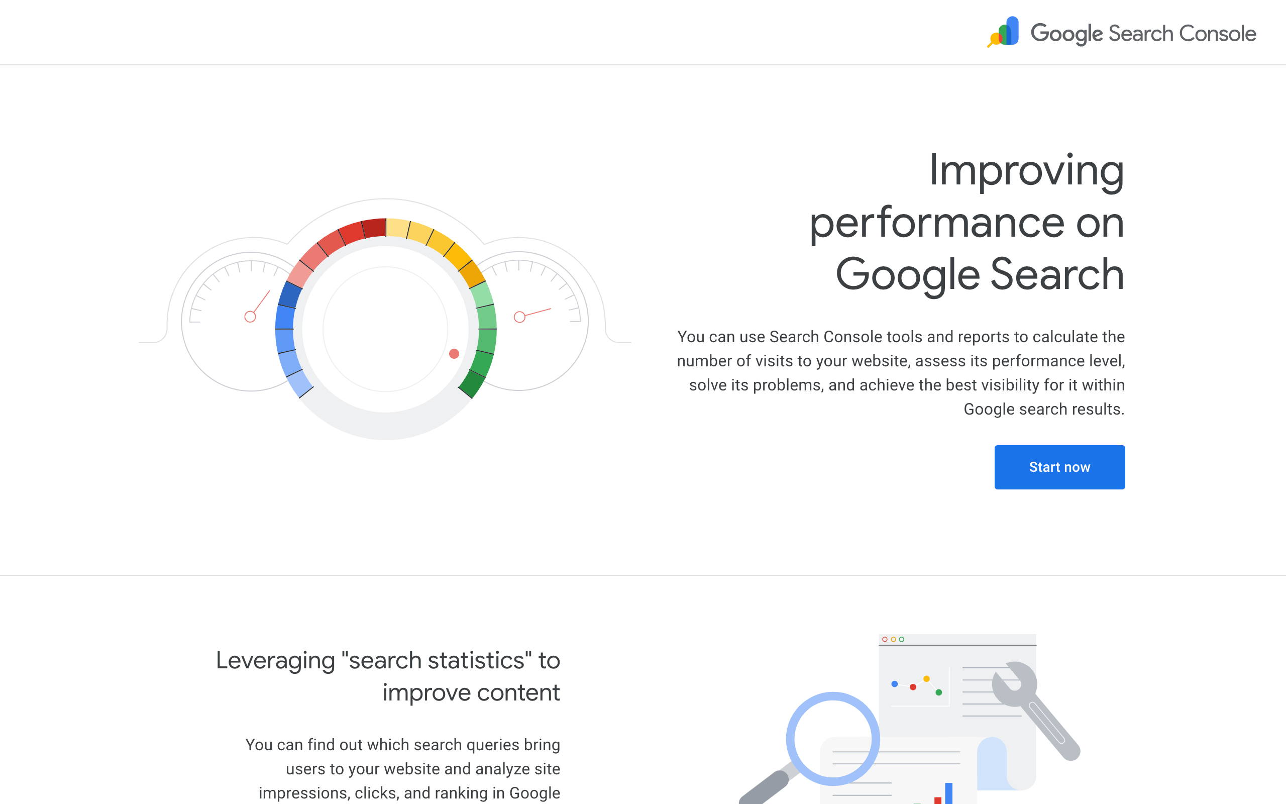 Google Search Console shows you what's already working on your site.