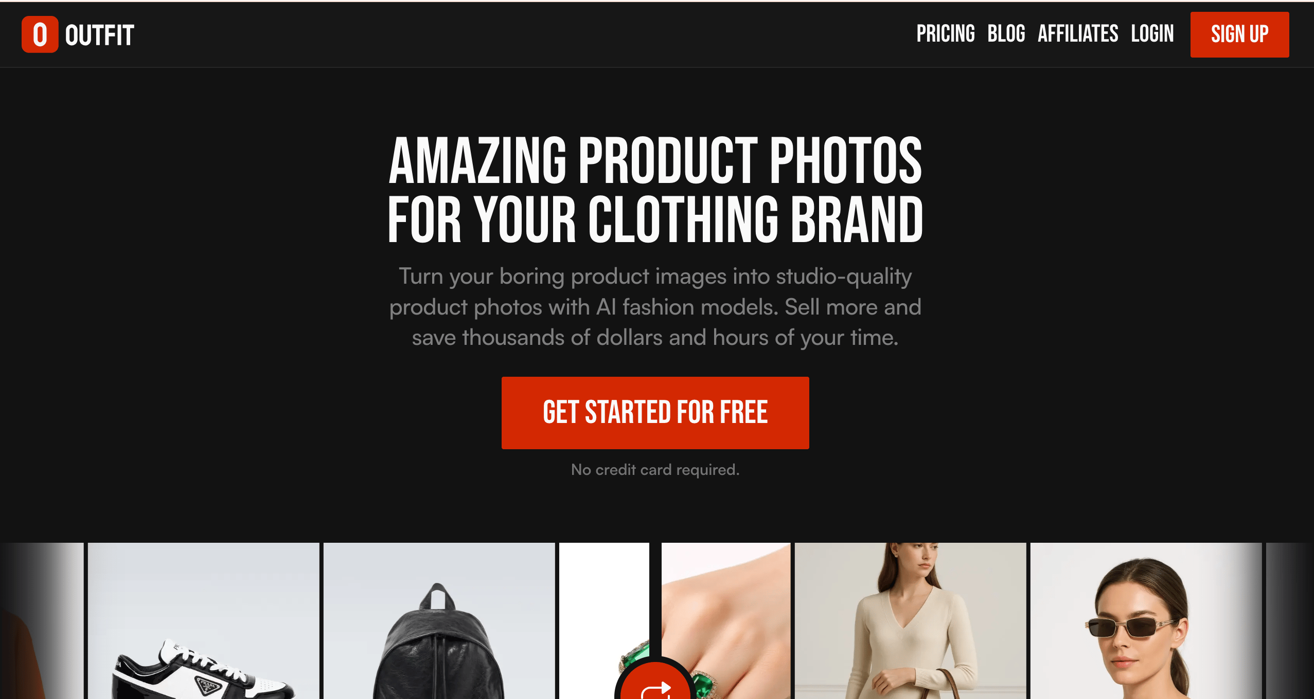 Outfit turning a single product image into multiple professional visuals.