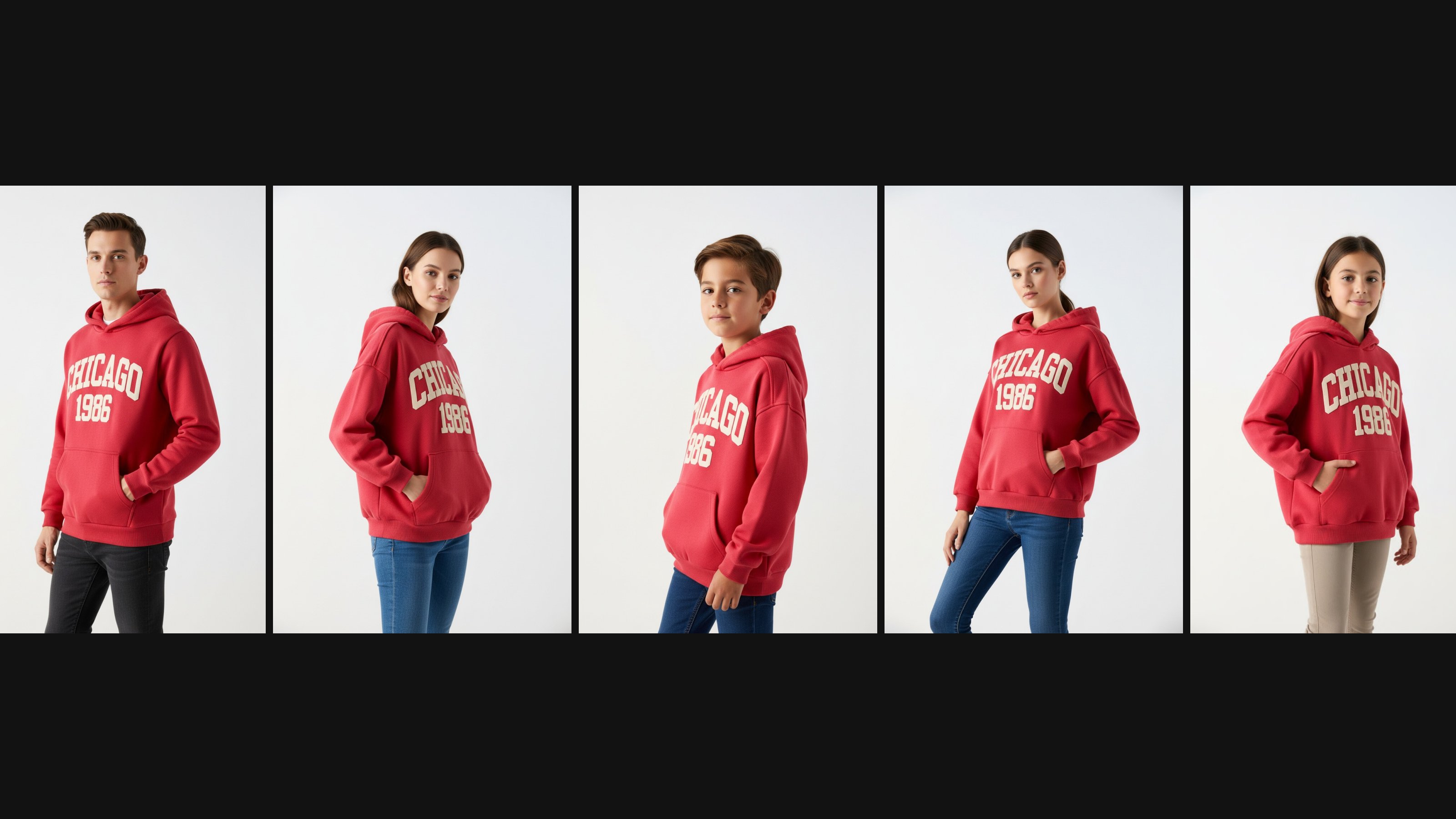 Sample of the hoodie's generated shots