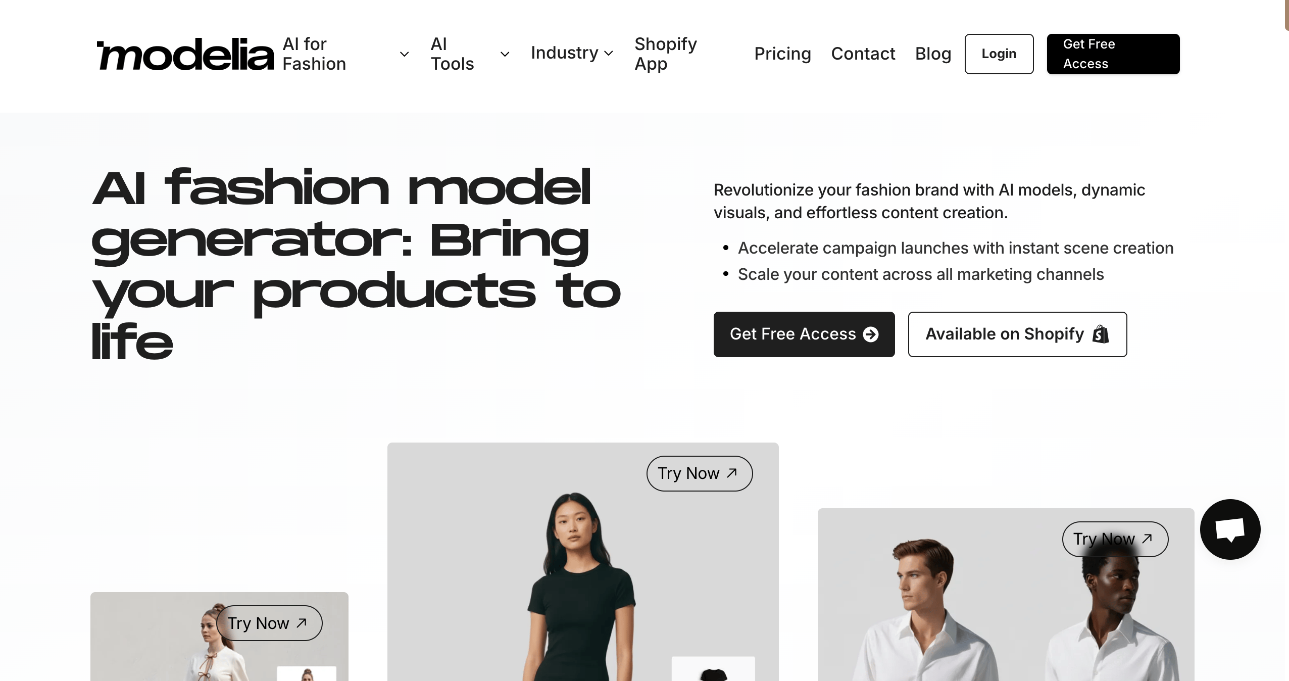 A simple AI model tool designed for Shopify fashion stores.