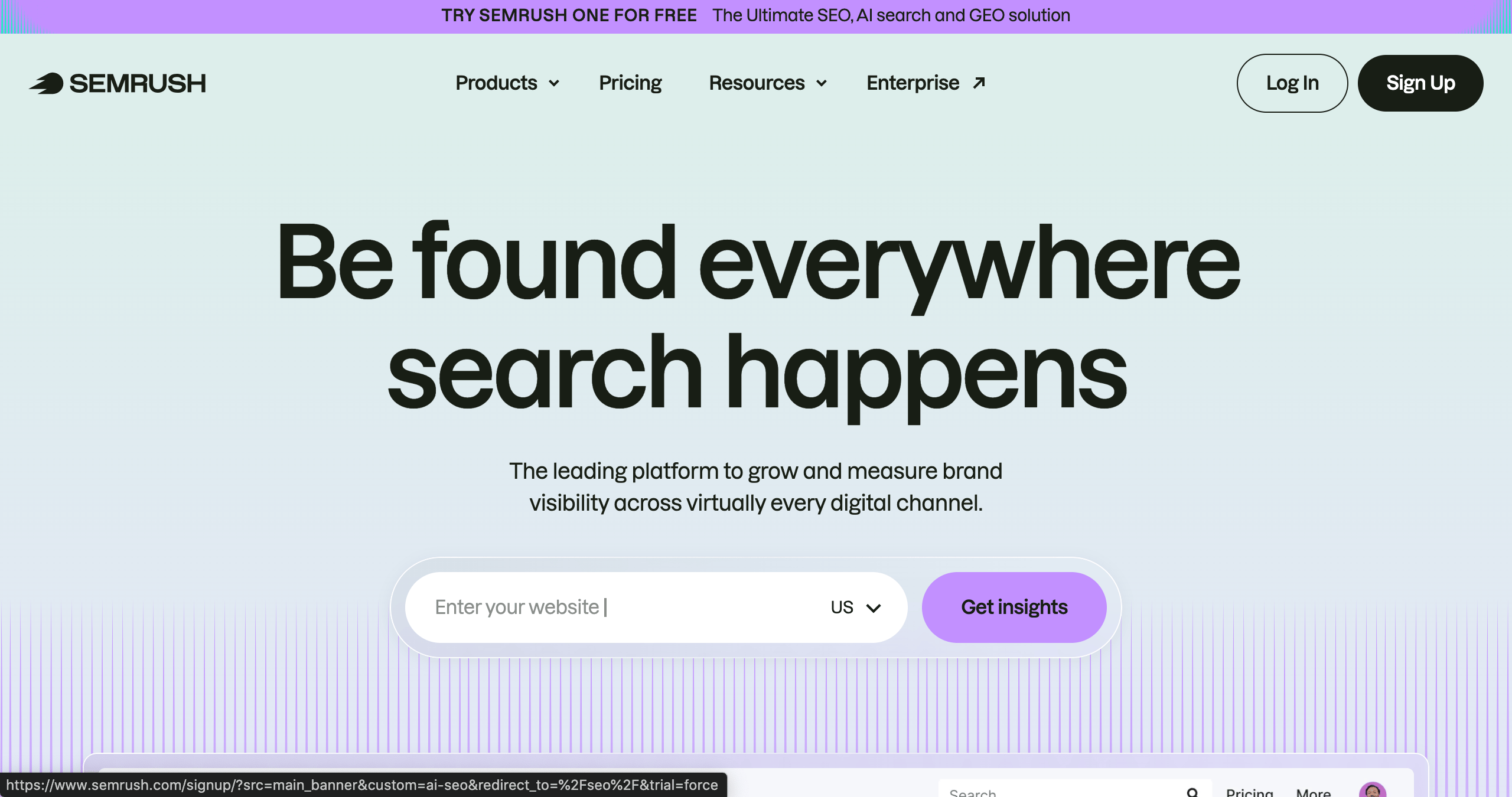 SEO, paid search, and content, all in one place.