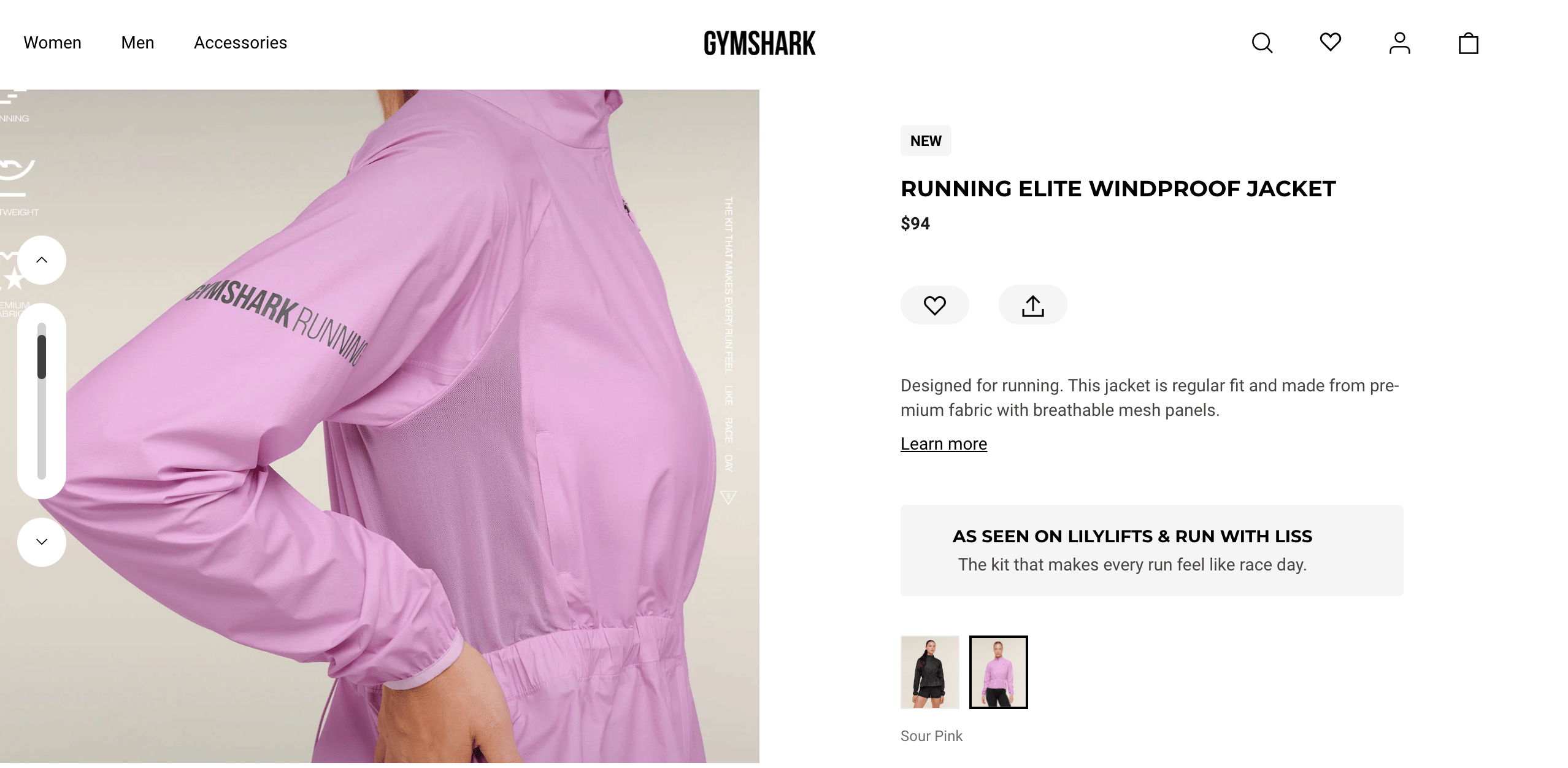 A product page providing clear information about the item, including price and details.