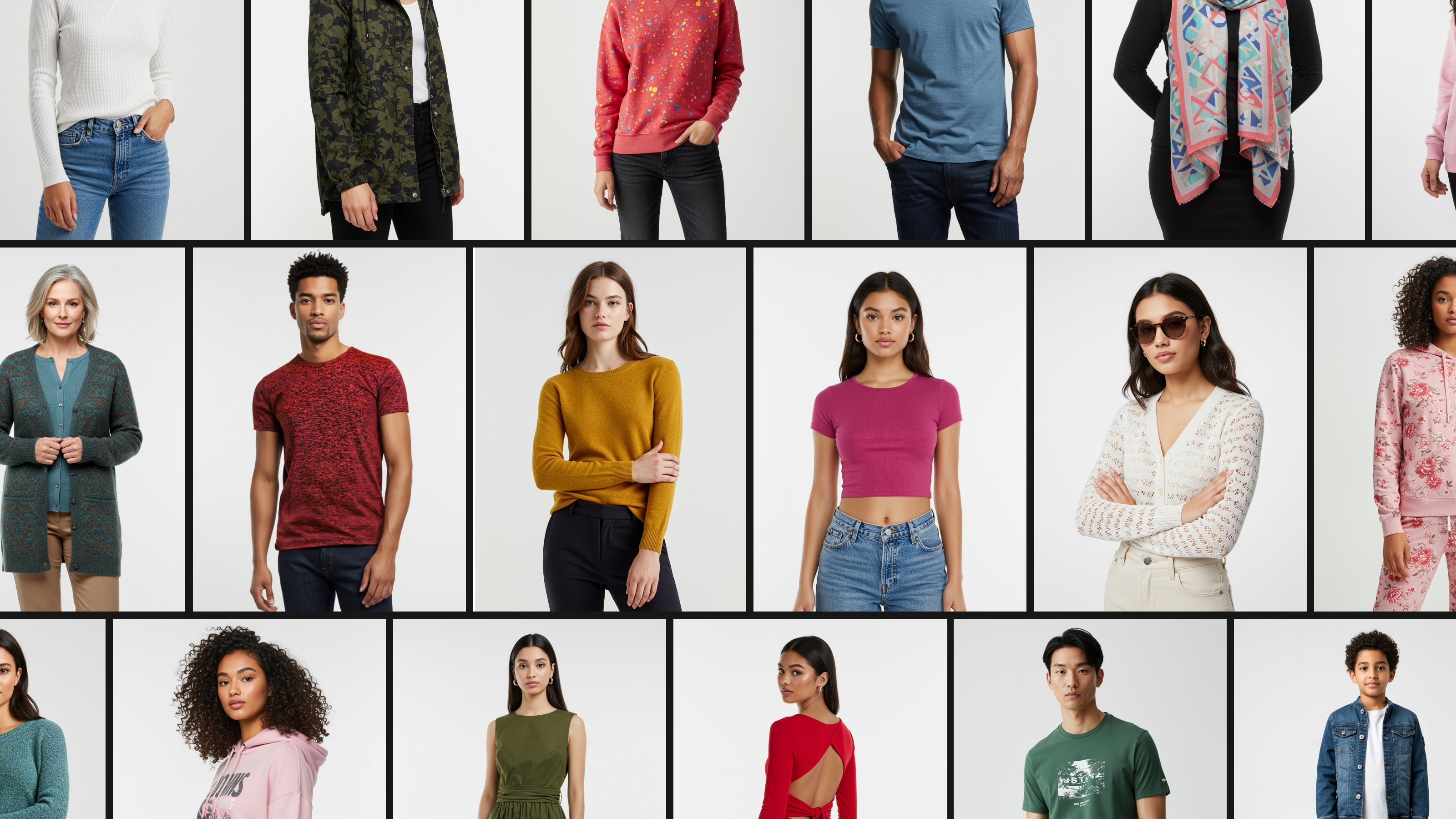 Fashion models generated on Outfit